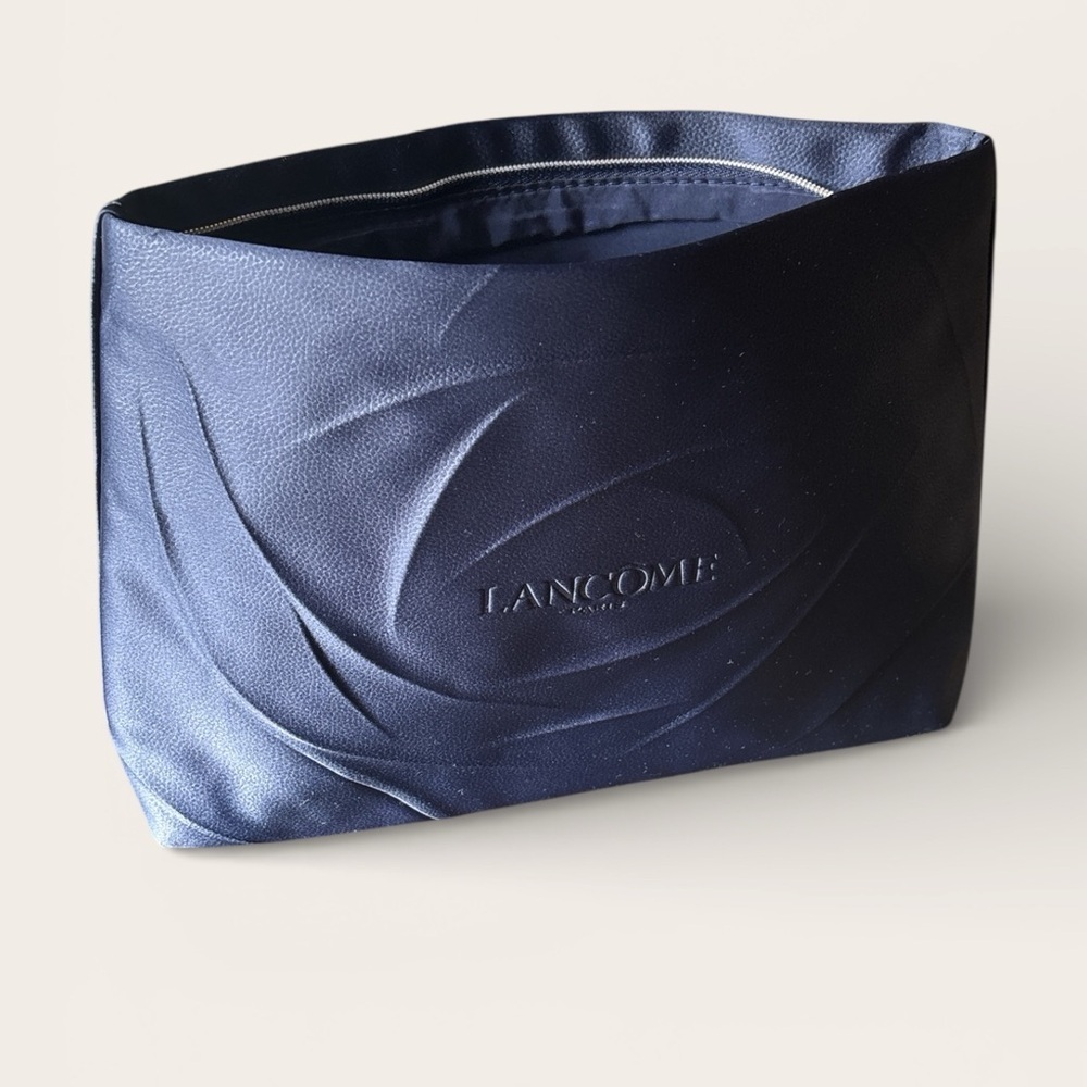 Lancome Dark Blue women cosmetic Bag